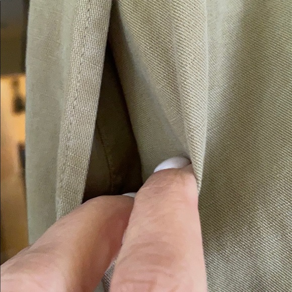 J Jill Twill Skirt in Khaki - Picture 3 of 4